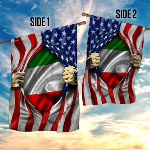 Italian American Flag TRN101F1 - Image 5