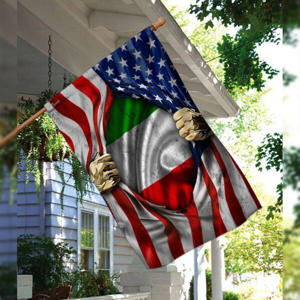 Italian American Flag TRN101F1 - Image 3