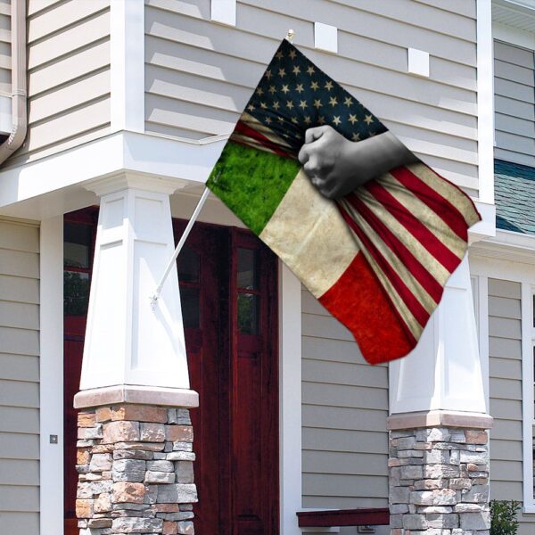 Italian American Flag TRN101F - Image 4