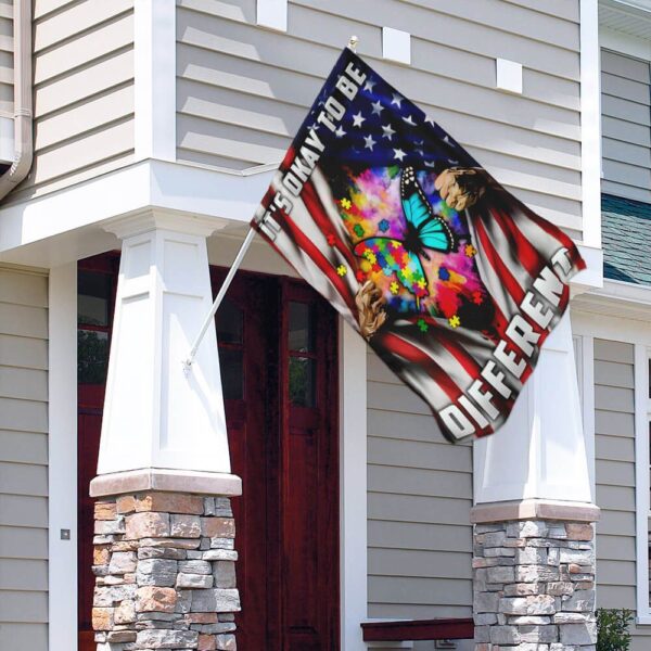 Autism Awareness Flag: Celebrate Differences (TRL130F) - Image 4