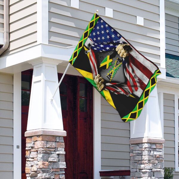 Jamaica & America Flag: DDH1937F - Unique Dual Nation Design - Image 4