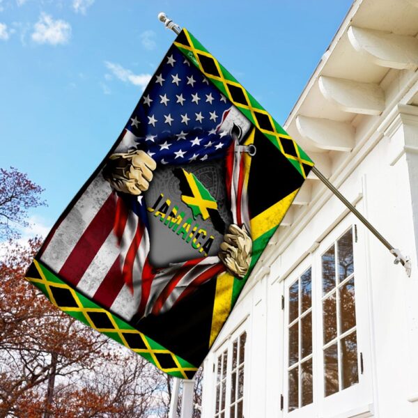 Jamaica & America Flag: DDH1937F - Unique Dual Nation Design - Image 2