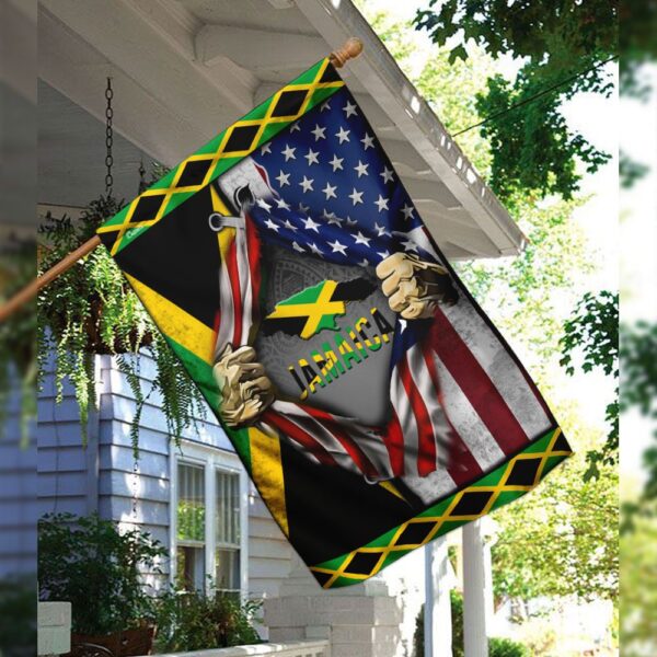 Jamaica & America Flag: DDH1937F - Unique Dual Nation Design - Image 3