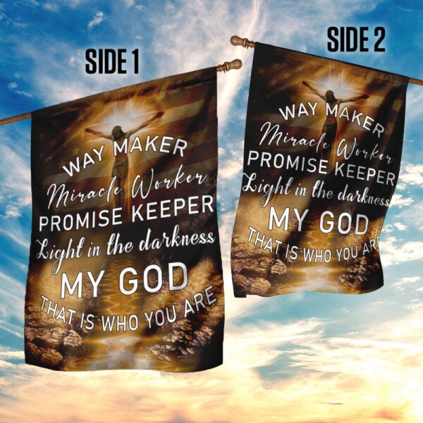 Jesus Christ. My God That Is Who You Are Flag THN2012F - Image 5