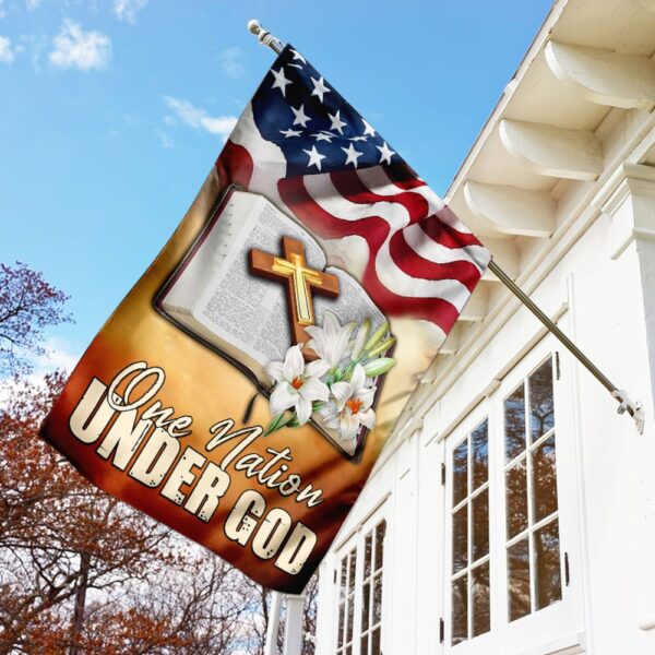 Jesus Christ Flag: One Nation Under God - MLH1233F - Image 3