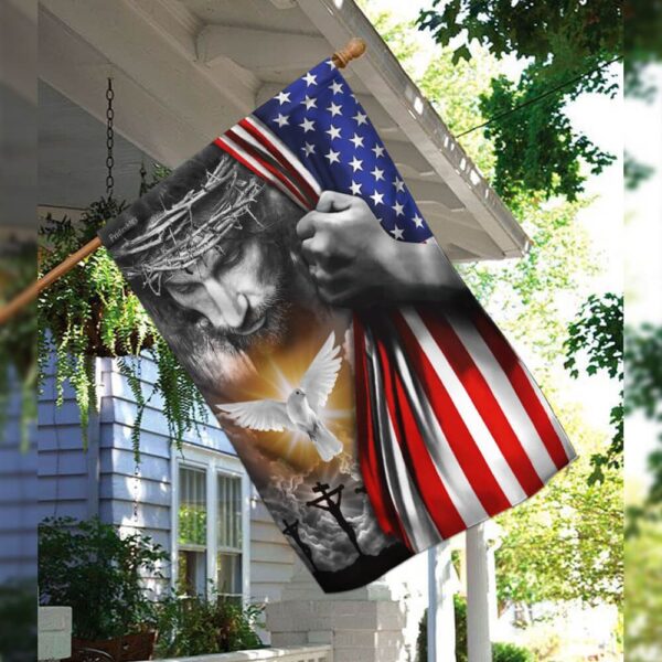 Christian Peace Flag: Jesus American Flag THB2367F - Image 3
