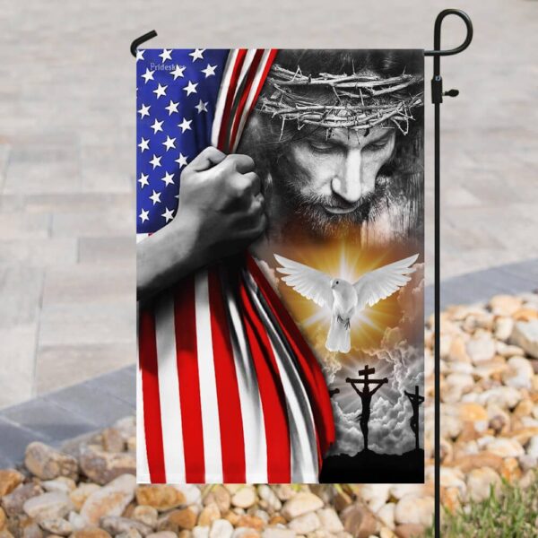 Christian Peace Flag: Jesus American Flag THB2367F - Image 8