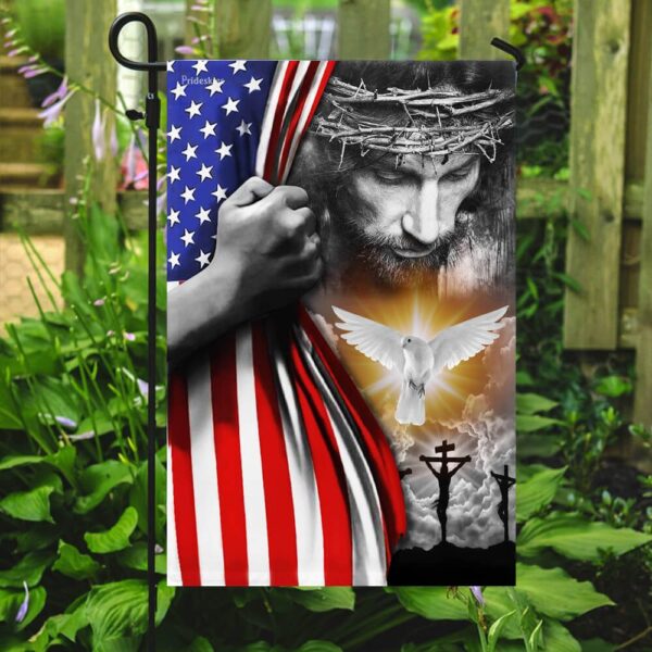 Christian Peace Flag: Jesus American Flag THB2367F - Image 7
