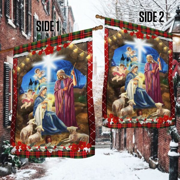 Jesus Nativity Flag: ANL298F - Celebrate Christmas - Image 3