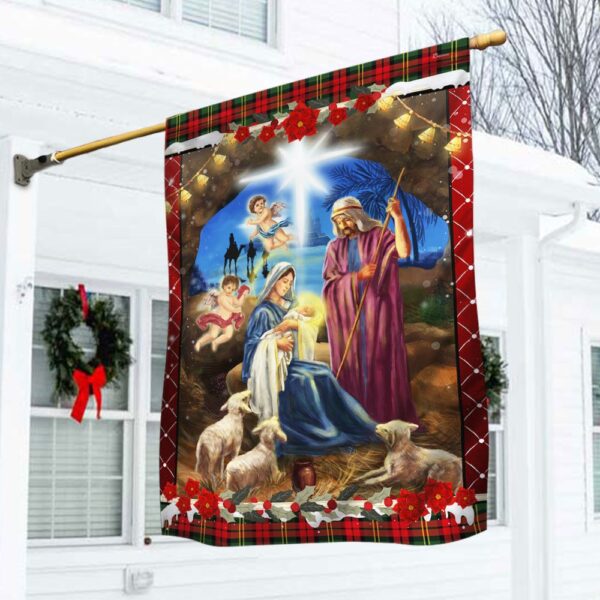 Jesus Nativity Flag: ANL298F - Celebrate Christmas - Image 2
