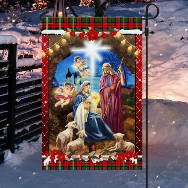 Jesus Nativity Flag: ANL298F - Celebrate Christmas - Image 4