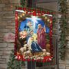Jesus Nativity Flag: ANL298F - Celebrate Christmas
