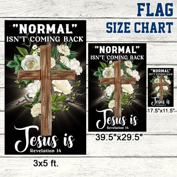 Jesus Flag: "Normal" Isn't Coming Back - TQN1133F - Image 8