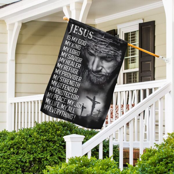 Jesus Is My Savior Flag: Christian Faith Banner - Image 2