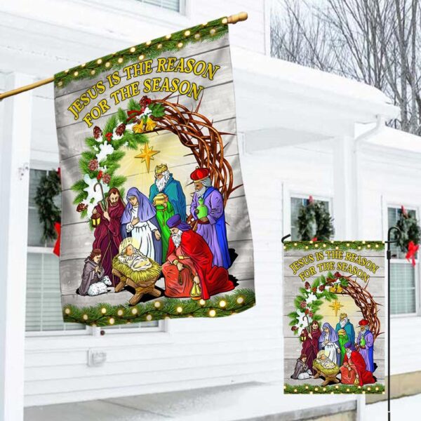 Jesus Is The Reason: Christmas Flag TQN770F - Image 4