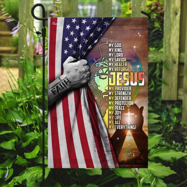 Jesus My Everything Flag: Christian Home Decor PLP05F - Image 7