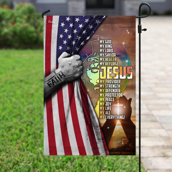 Jesus My Everything Flag: Christian Home Decor PLP05F - Image 6