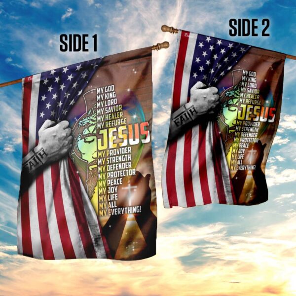 Jesus My Everything Flag: Christian Home Decor PLP05F - Image 5