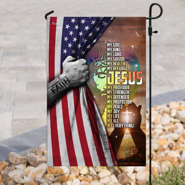 Jesus My Everything Flag: Christian Home Decor PLP05F - Image 8