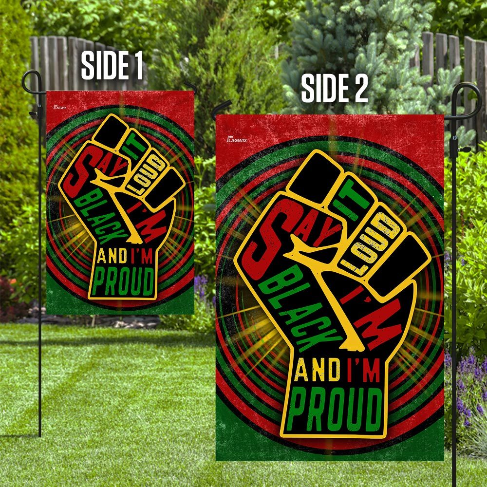 Juneteenth Flag: Say It Loud, I'm Black & Proud - Image 10