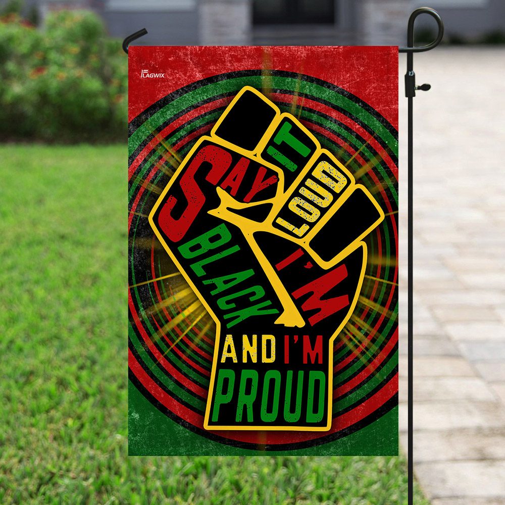 Juneteenth Flag: Say It Loud, I'm Black & Proud - Image 6