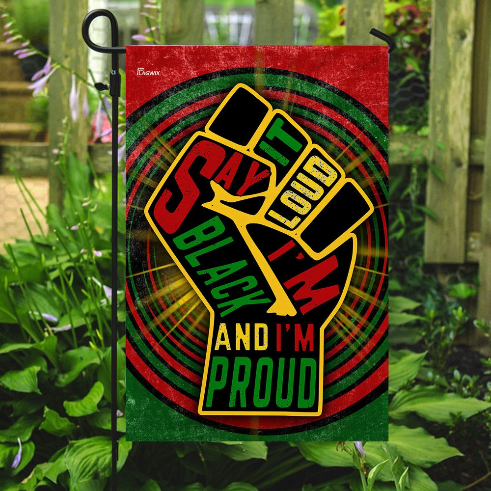 Juneteenth Flag: Say It Loud, I'm Black & Proud - Image 7