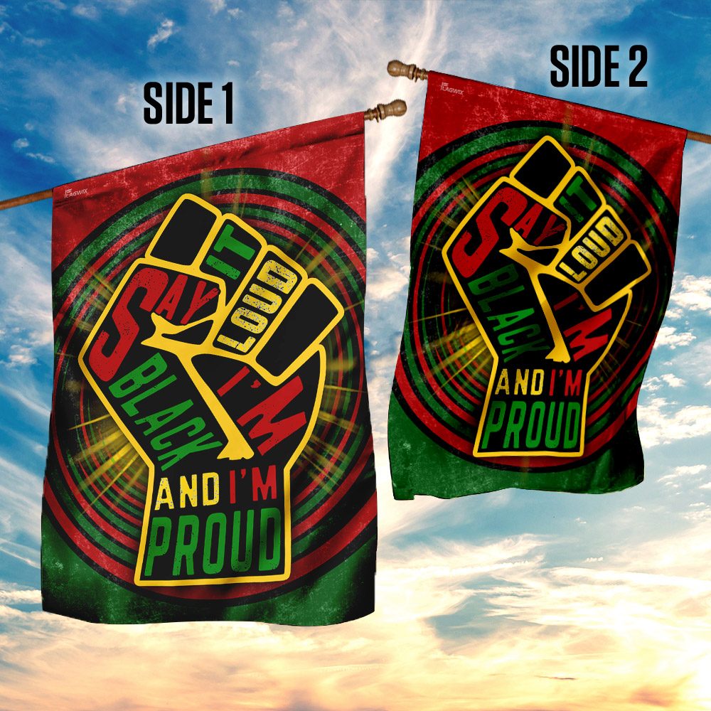 Juneteenth Flag: Say It Loud, I'm Black & Proud - Image 5