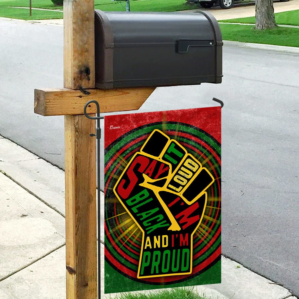 Juneteenth Flag: Say It Loud, I'm Black & Proud - Image 9