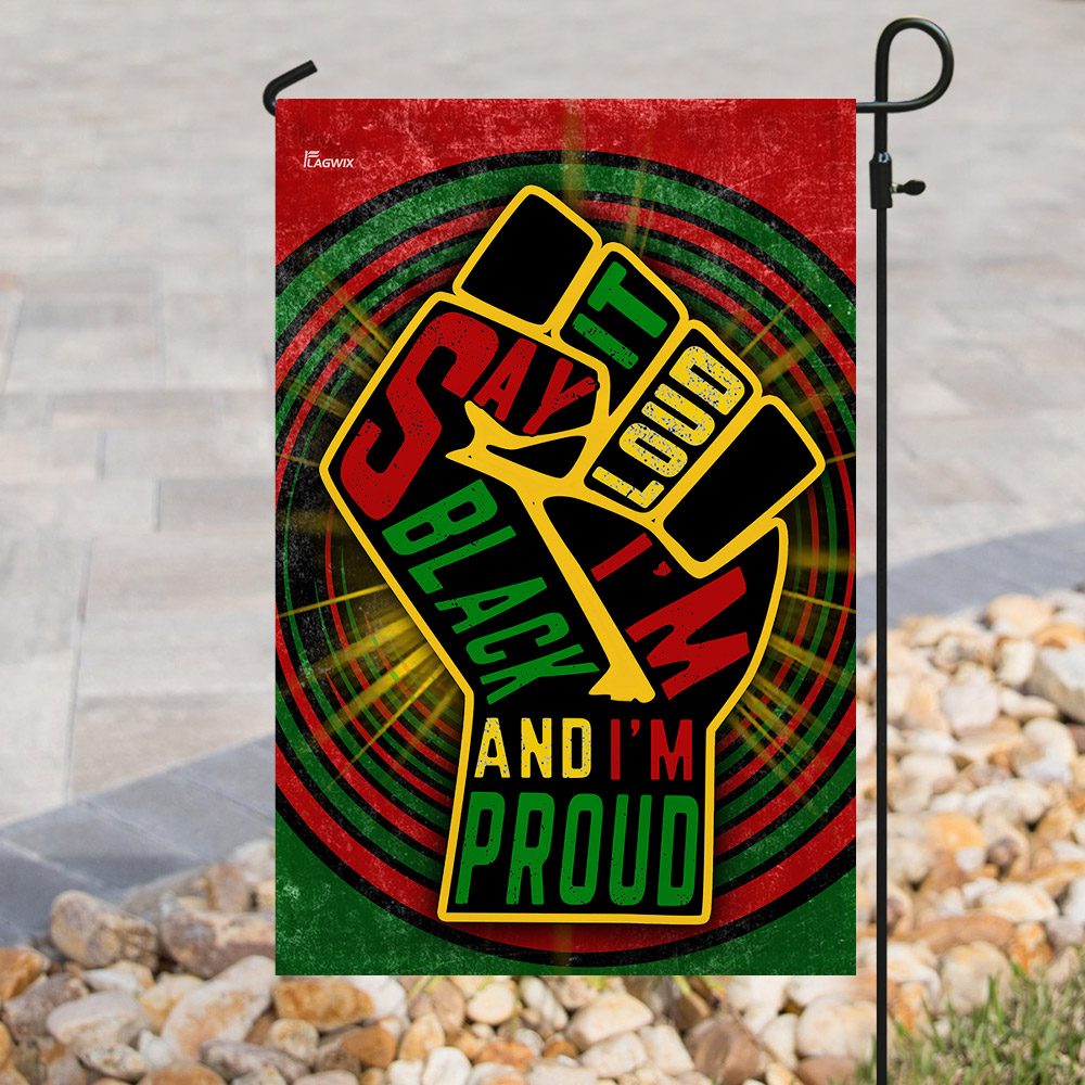 Juneteenth Flag: Say It Loud, I'm Black & Proud - Image 8
