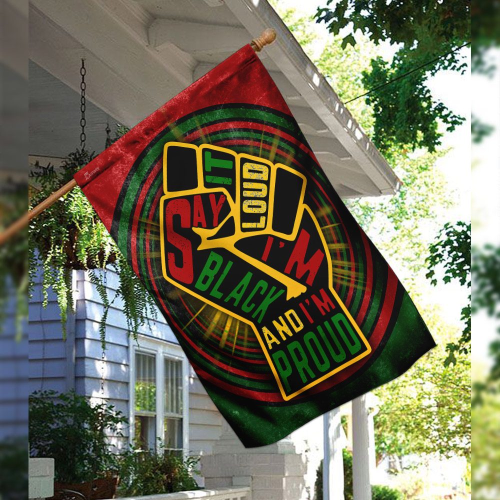 Juneteenth Flag: Say It Loud, I'm Black & Proud - Image 3