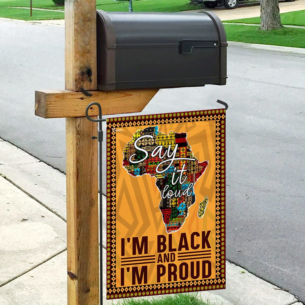 Juneteenth Flag: Say It Loud, I'm Black & Proud (THN2159F) - Image 9