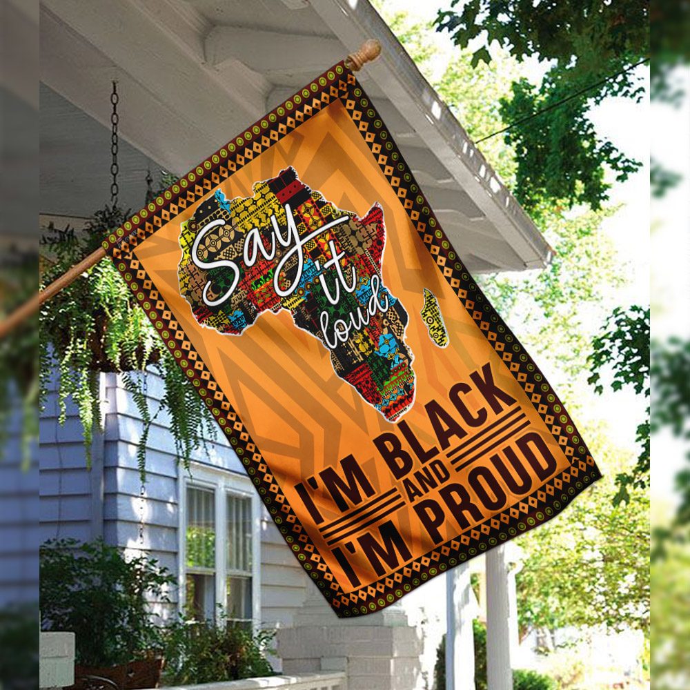 Juneteenth Flag: Say It Loud, I'm Black & Proud (THN2159F) - Image 3