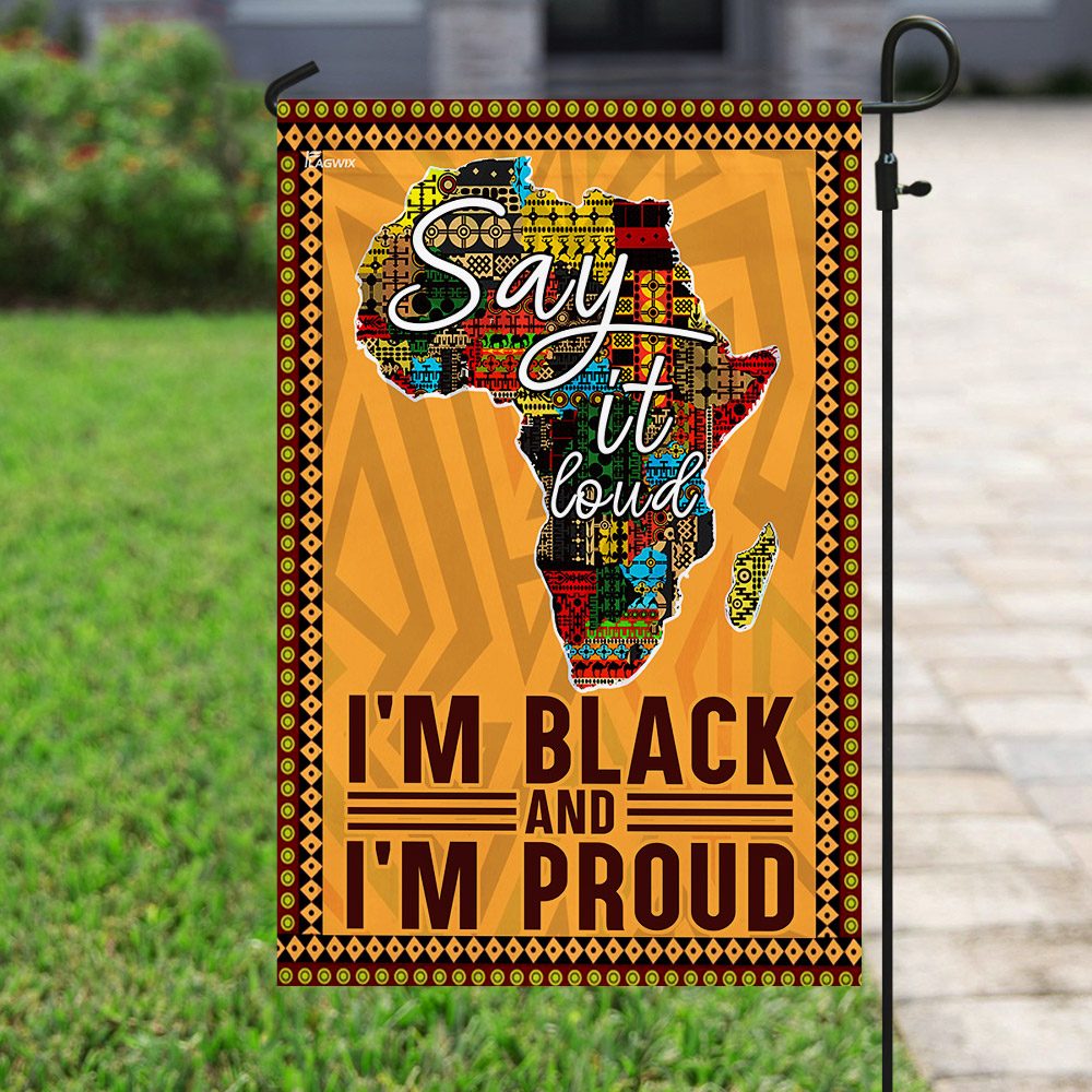 Juneteenth Flag: Say It Loud, I'm Black & Proud (THN2159F) - Image 6