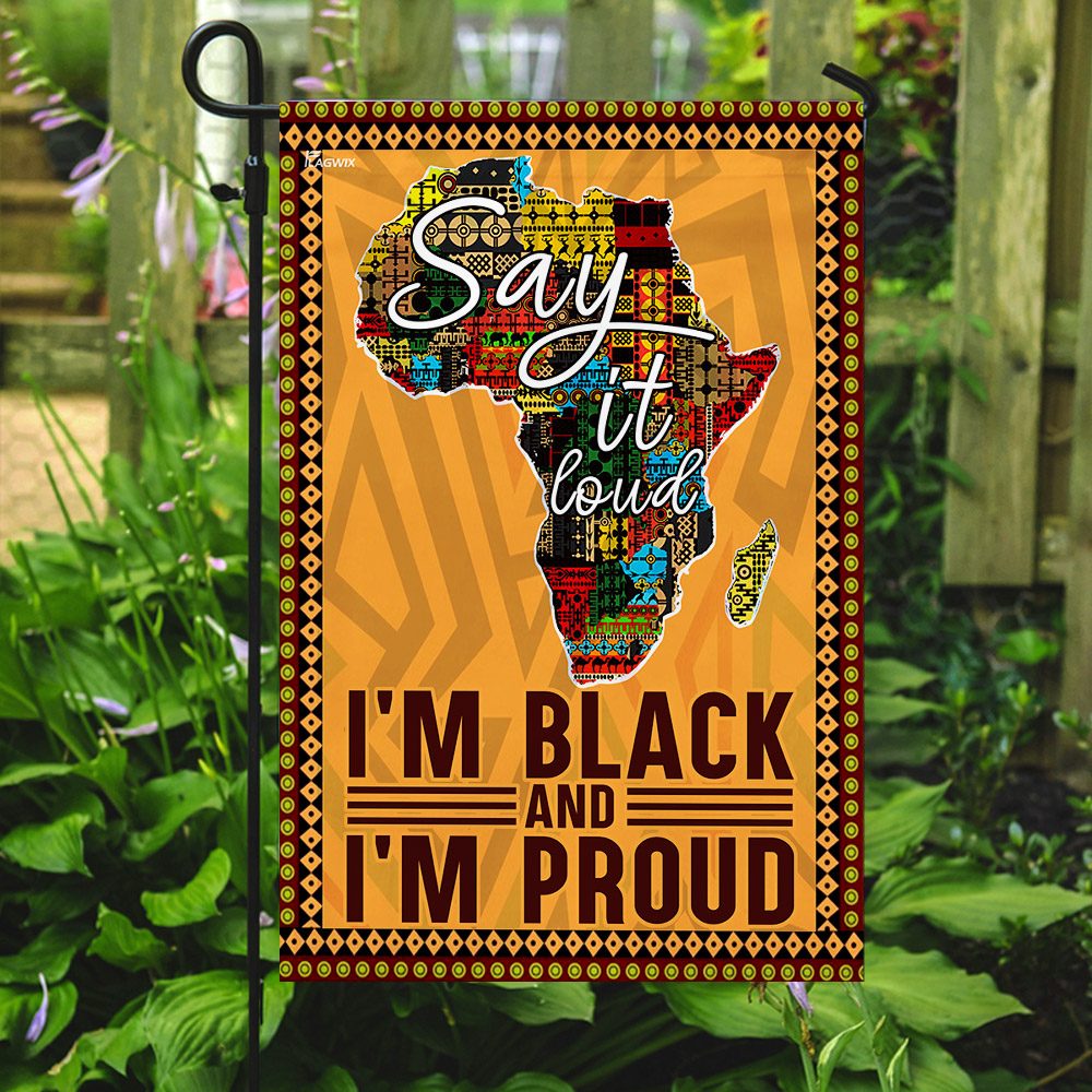 Juneteenth Flag: Say It Loud, I'm Black & Proud (THN2159F) - Image 7