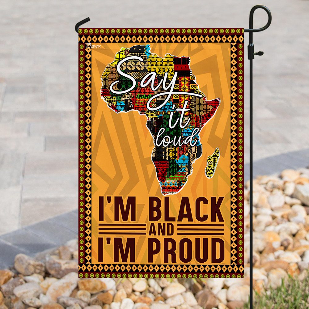 Juneteenth Flag: Say It Loud, I'm Black & Proud (THN2159F) - Image 8