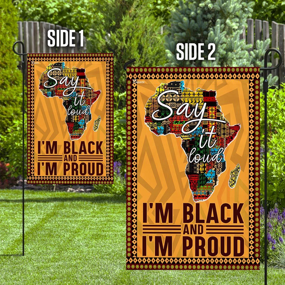 Juneteenth Flag: Say It Loud, I'm Black & Proud (THN2159F) - Image 10