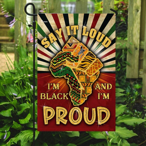 Juneteenth Flag: Say It Loud, I'm Black & Proud (THN2164F1) - Image 7