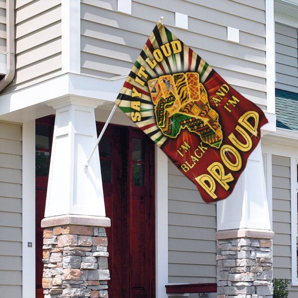 Juneteenth Flag: Say It Loud, I'm Black & Proud (THN2164F1) - Image 4