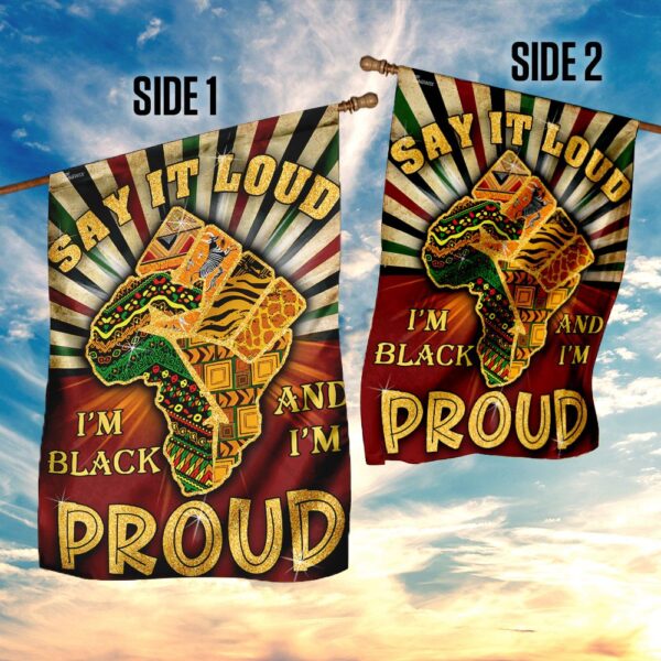 Juneteenth Flag: Say It Loud, I'm Black & Proud (THN2164F1) - Image 5