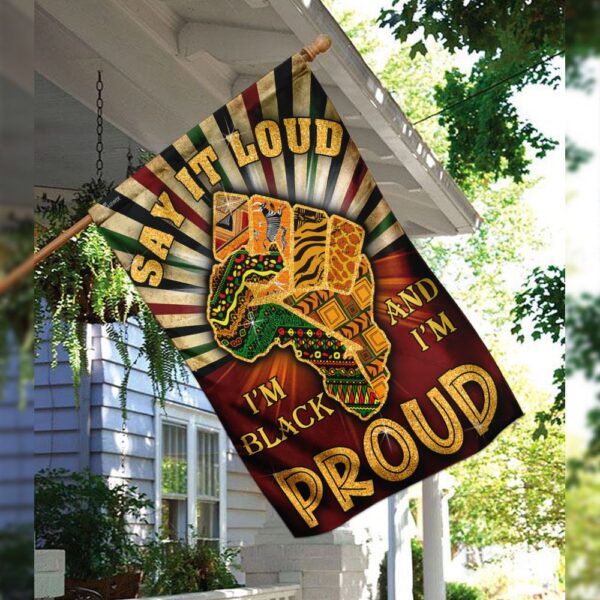 Juneteenth Flag: Say It Loud, I'm Black & Proud (THN2164F1) - Image 3
