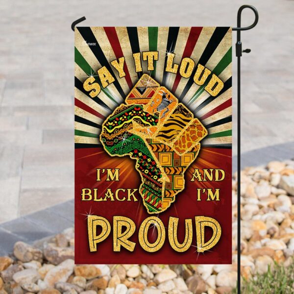 Juneteenth Flag: Say It Loud, I'm Black & Proud (THN2164F1) - Image 8