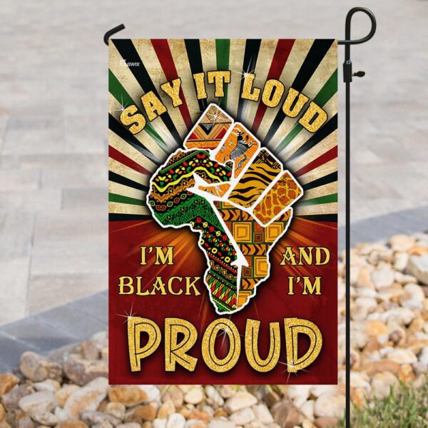 Juneteenth Flag: Say It Loud, I'm Black & Proud (THN2164F) - Image 8