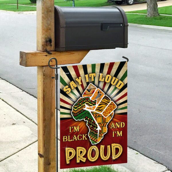 Juneteenth Flag: Say It Loud, I'm Black & Proud (THN2164F) - Image 9
