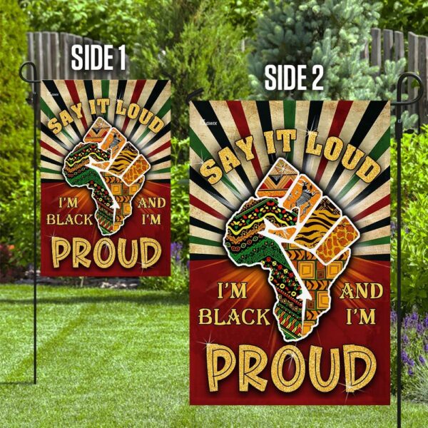 Juneteenth Flag: Say It Loud, I'm Black & Proud (THN2164F) - Image 10