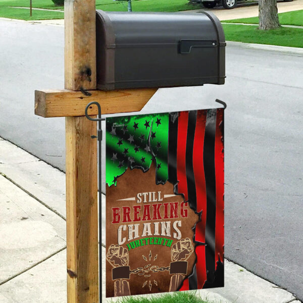 Juneteenth Flag: Still Breaking Chains - THB2125F - Image 9