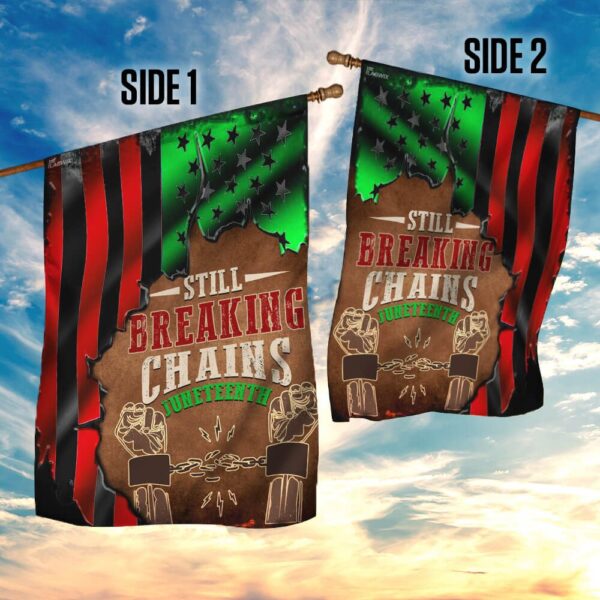 Juneteenth Flag: Still Breaking Chains - THB2125F - Image 5