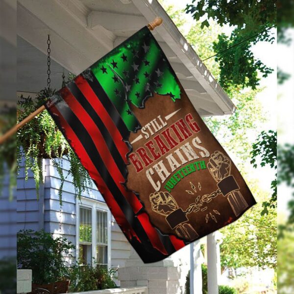 Juneteenth Flag: Still Breaking Chains - THB2125F - Image 3