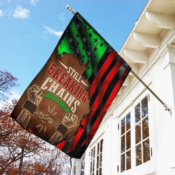 Juneteenth Flag: Still Breaking Chains - THB2125F - Image 2