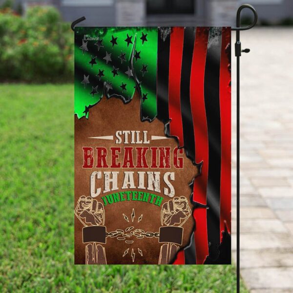 Juneteenth Flag: Still Breaking Chains - THB2125F - Image 6