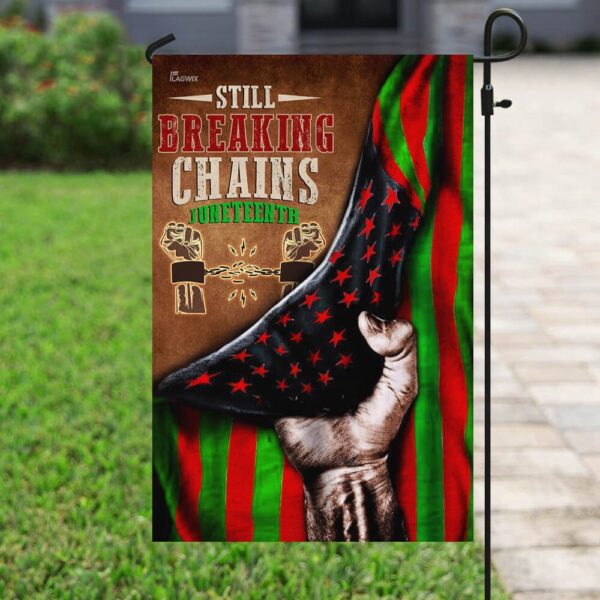 Juneteenth Flag: Still Breaking Chains - THB2130F - Image 6